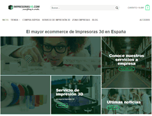Tablet Screenshot of impresoras3d.com